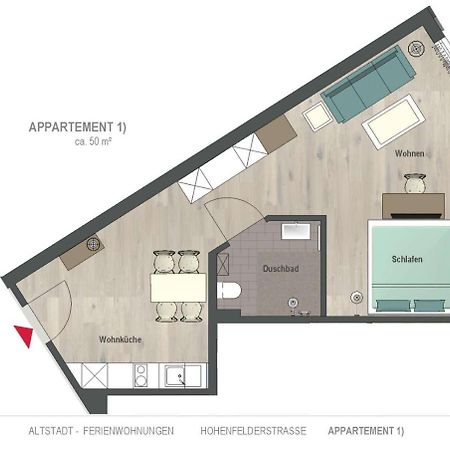 Apartament Cozy-Flats Koblenz Koblencja Zewnętrze zdjęcie
