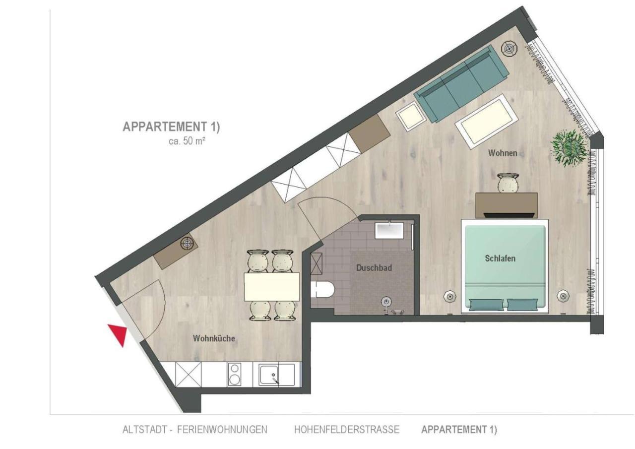 Apartament Cozy-Flats Koblenz Koblencja Zewnętrze zdjęcie